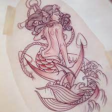 We did not find results for: Great New School Mermaid Sitting On The Anchor Tattoo Design Tattooimages Biz