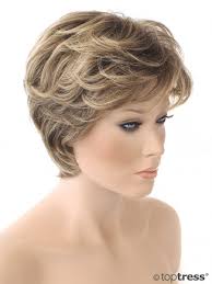 Perücke Cory dunkelblond mit helleren Strähnen