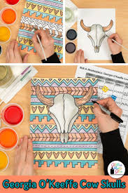 Georgia O Keeffe Cow Skull Game Art History Lessons Art Lessons For Kids Middle School Art Projects