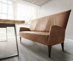Ultsch Polstermobel Essbank Bolero Braun 181x69 Vintage Look Sitzbank Mit Ruckenlehne Kuchen Sofa Esstisch Bank Mit Lehne