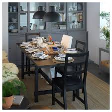 Nordviken Extendable Table Black 59 7 8 87 3 4x37 3 8 Ikea Dining Table Traditional Dining Room Traditional Dining
