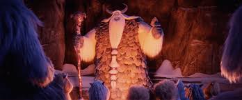 Throughout the movie Smallfoot (2018), the Stonekeeper carries the rules on  stones that he wears at all times. In the final action, he symbolically  removes them and uses them as weapons to