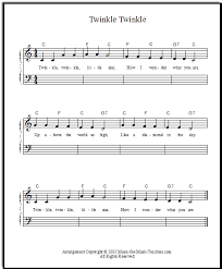 Includes transpose, capo hints, changing speed and much more. Twinkle Twinkle Little Star Free Sheet Music For Piano