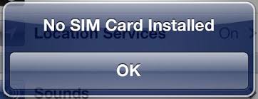 It could be that the iphone doesn't recognize its sim card, which is used to connect to these networks. Fix No Sim Card Installed Error On Iphone 4s By Installing Ios 5 0 1 Build 9a406 Osxdaily