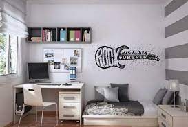 Find easy and stylish bedroom ideas for young men that help transition from a teen bedroom to a young adult. Ik811 Wall Decal Electric Bass Guitar Star Music Song Artist Rock Forever Design De Quarto Pequeno Decoracao De Quarto Arquitetura E Decoracao