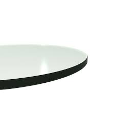 Thick round clear glass patio table top is best to use for office tables, lobby tables, business meetings tables, dining tables, kitchen tables, desk table, patio. Fab Glass And Mirror 42 In Clear Round Glass Table Top 1 4 In Thickness Tempered Flat Edge Polished 42rt6thflte The Home Depot