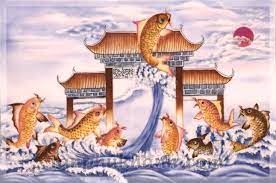 Chính vì vậy lấy màu xanh làm màu cá chép thể hiện sức sống để vươn lên đỉnh cao mới. Y NghÄ©a Cá»§a Bá»©c Tranh Ä'a Quy Ca Chep VÆ°á»£t VÅ© Mon