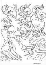 Bring these characters to life by having your kid paint them in beautiful tropical colors. Rio Coloring Pages Coloringbook Org