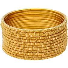 Beauty is never by chance, it has to be by choice, make your choice today, gold palace jewelers inc. 22k Gold Thin Indian Gold Bangle Set Of 12 Virani Jewelers