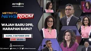 Gratis untuk komersial tidak perlu kredit bebas hak cipta. Acara Tv Hari Ini Kamis 3 Oktober 2019 Newsroom Metro Tv Wajah Baru Dpr Harapan Baru Halaman All Tribun Ambon