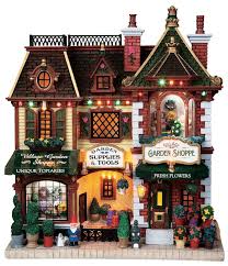 Village Garden Shoppe Lemax Christmas Village Lemax Village Christmas Village Houses