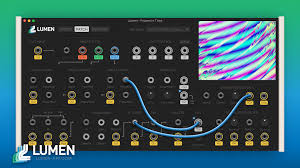 Lumen Analog Style Software Video Synth Analog Projection Mapping Synth