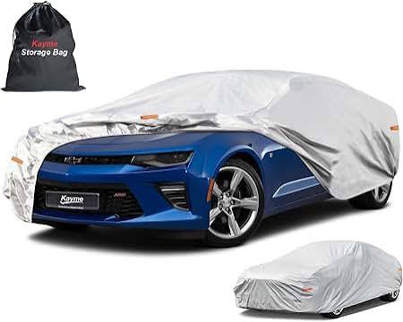 Kayme 6-Layer Waterproof Car Cover Blue