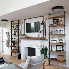 A 70s California Beach House Has The Coolest Girl Boss Corner Living Room With Fireplace Home Apartment Living Room