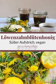 Lowenzahnbluten Honig A La Omi Rezept Veganer Honig Rezepte Vegan