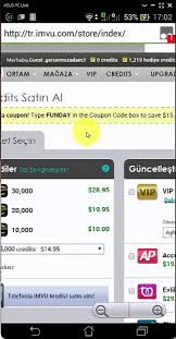 Android Telefonda Imvu Cr Kasma Hilesi Youtube