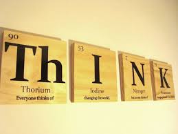 Think Wooden Tile Wall Art With Leo Tolstoy Quote Periodic Table Of Elements Science Room Chemistry Classroom Science Classroom