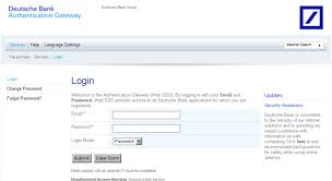 Deutsche bank login can be done easily and it is very simple and a quick service that can operate many transactions of the bank. Access Tradefinder Db Com Deutsche Bank Authentication Gateway