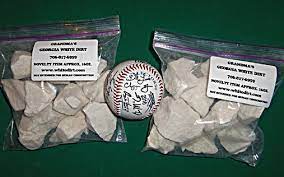 Raw white crumbly clay dirt chunks. White Dirt Of Georgia Home Of The Original Grandma S Georgia White Dirt