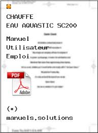 Maybe you would like to learn more about one of these? Http Www Manuels Solutions Commander Document Php Ctexte Chauffe 20eau 20aquastic 20sc200 20service