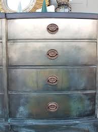 Diy Metallic Mahogany Transformation Metallic Painted Furniture Furniture Restoration Painted Furniture