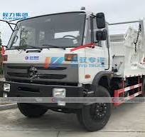 China Dongfeng 8CBM Skip Loader Swing Arm Garbage Truck ...