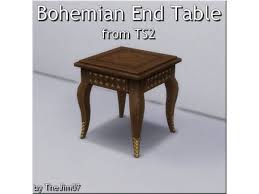 Bohemian End Table From Ts2 By Thejim07 End Tables Table Sims 4