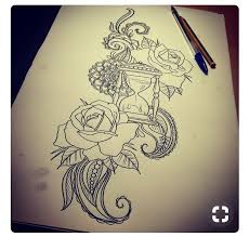 Pin By Vero Gricnik On Tattoos Hourglass Tattoo Tattoo Stencils Body Art Tattoos
