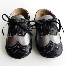 Black And Silver Leather Baby Boys Crib Dress Shoes By Ajalor 35 00 Baby Shoes Baby Boy Dress Baby Boy Outfits