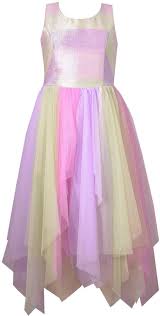 Girls 7 16 Bonnie Jean Ombre Rainbow Walk Through Dress Dresses Bonnie Jean Bonnie Jean Girls