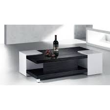 Use this leather coffee table to add style and practical functionality to any formal room. High Gloss Black White Coffee Table Overstock 6801992