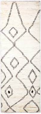 Perfect For Hallways And Narrow Spaces This One Of A Kind Runner Rug Features Asymmetric Patterns Inspired By Beni Ourian Nomadic Desig Rug Runner Rugs Runner
