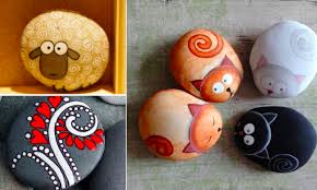 La peinture sur galets décoratifs est une activité épanouissante qui apportera de la galetsdécoratifscartevoeuxdéconoelsapinfond. 50 Idees Pour Faire De La Peinture Sur Galets