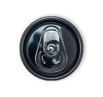 Easy Open Can Lid 200DIA B64 End for 2-Piece Drink Can Black SOT
