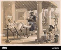 British colonel served tea on verandah ...