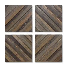 Not only does this huge wood slice look great on the wall, but it has legs that fold out to make it into a side table, too! Wood Decorative Panels Set Of 4 Threshold Target