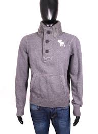 Details About Abercrombie Fitch Mens Sweatshirt Vintage Grey L