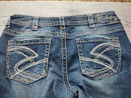 Italy the accuweather shop is bringing you great deals on lots of 1017 alyx 9sm women's straight leg jeans including 6 pocket jeans with ring. Silver Lola Flare Embroidered Dark Wash Distressed Wo Gem