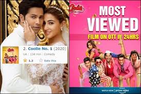 Is slumdog millionaire a bollywood movie? Varun Dhawan S Coolie No 1 Stands At 1 3 Rating On Imdb List Of Top 20 Low Rated Films On Imdb Ibtimes India