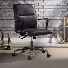 You'll receive email and feed alerts when new items arrive. Acme Furniture Indra Industrial Office Chair In Top Grain Leather Dream Home Interiors Executive Desk Chairs
