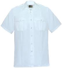 Buy Mens White Short Sleeve 65 35 Polyester Coolmax Shirt