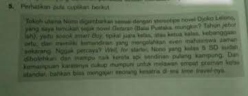 A Cuplikan Tersebut Termasuk Bagian Dari Teks Fiksi Atau Nonfiksi Jelaskan Alasan Alasannyab Hal Brainly Co Id