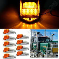 Ebay Sponsored 9 17 Led Yellow Cab Maeker Roof Running Clearance Lights For Heavy Duty Trucks Heavy Duty Trucks Yellow Cabs Trucks