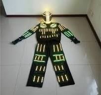 Amazon.com: Earthradius RGB Led Costumes Robot Lighting Suit ...