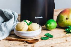Mango Coconut Sorbet Recipe Experience Fresh Coconut Sorbet Sorbet Recipes Sorbet