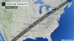 Solar Eclipse 2024 Path Of Totality Map 2024 Total Solar Eclipse In Us Canada Accuweather