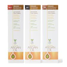 Argan oil is high in vitamins, hence its application can help to make hair when coloring your hair put a few drops of argan or moroccan oil in the mix. One N Only Argan Oil Permanent Color Cream Permanent Hair Color Sally Beauty