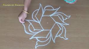 Small Rangoli Designs With Dots Simple And Easy Rangoli Designs Frida Rangoli Designs With Dots Small Rangoli Design Rangoli Designs