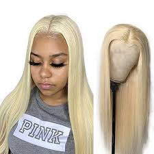 Kinky straight closures & frontals. Human Hair Lace Front Wigs Straight Hair Closure Wigs Blonde Color Ble Ninthavenue Europe