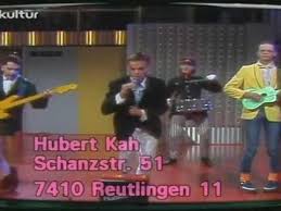 Wieder ein stück von der klanglich überragenden blank&jones compilation. Hubert Kah Rosemarie Zdf Hitparade 1982 Youtube Songs Music Songs Youtube